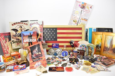 Lot 342 - A large collection of USA related collectibles,...