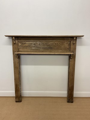 Lot 750 - An oak fire surround from the original...