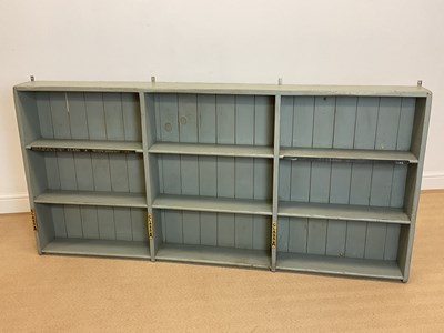 Lot 762 - CLASS A; a 'Boots book lovers library shelving'...