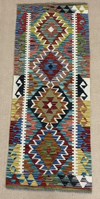 Lot 729 - Chobi Kilim runner, 151 x 60cm