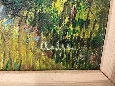 Lot 470 - ARLIE PANTING (1914 - 1989); oil on board, a...