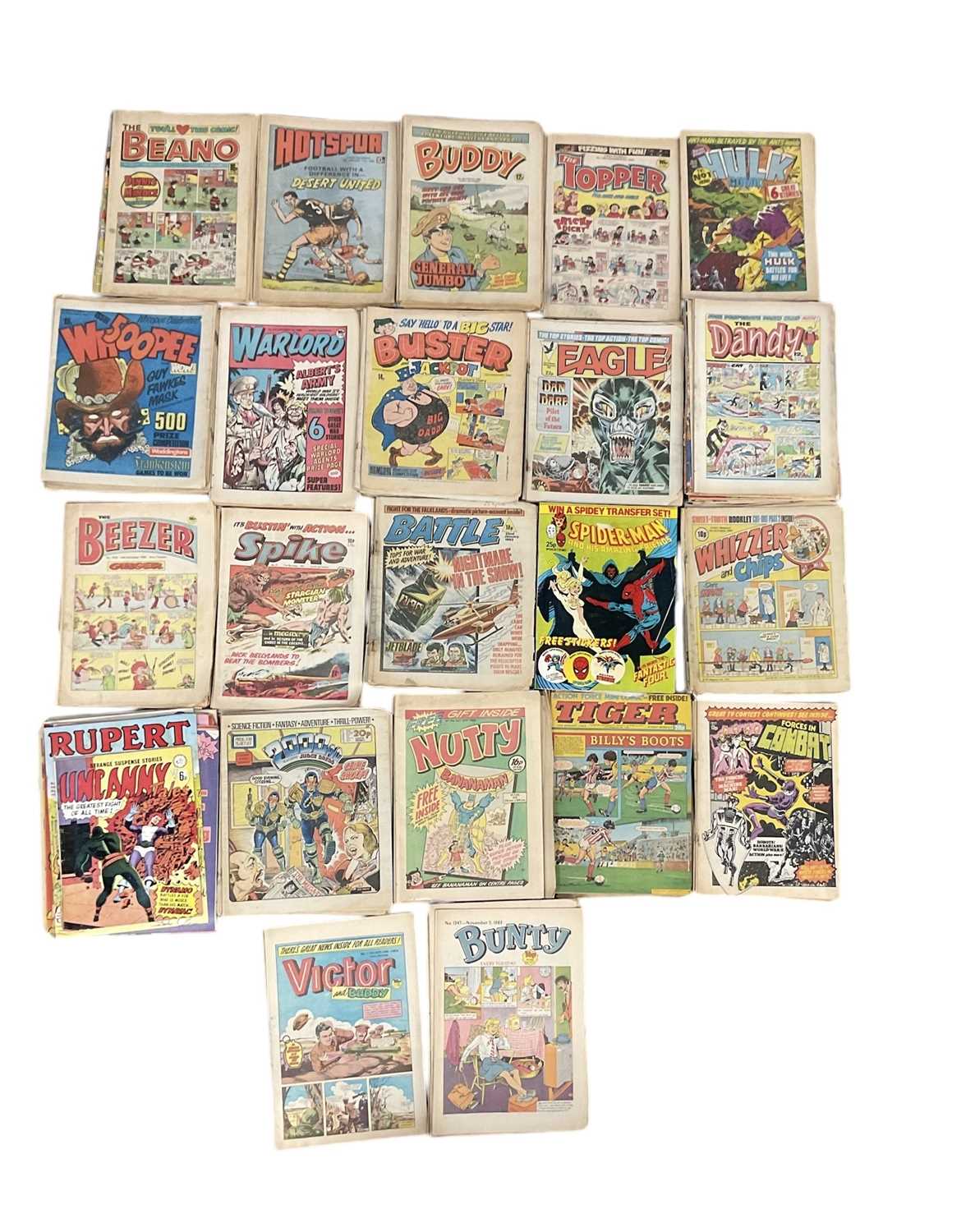 Lot 355 - A large quantity of vintage comic books...
