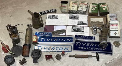 Lot 395 - A collection of automobilia, to include local...