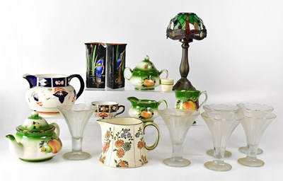 Lot 240 - A collection of 19th and 20th century ceramics...