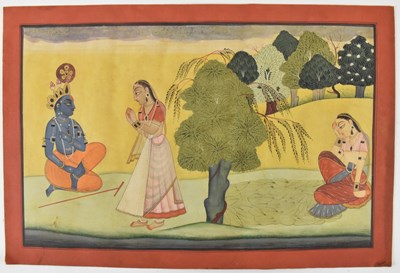 Lot 179 - A late 19th/early 20th century Indian gouache...