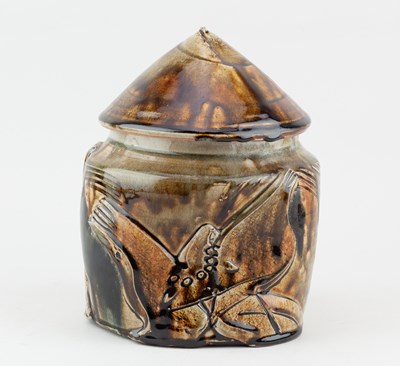 Lot 666 - TERRY BELL-HUGHES (born 1939); a stoneware jar...