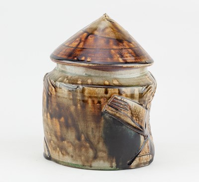 Lot 666 - TERRY BELL-HUGHES (born 1939); a stoneware jar...