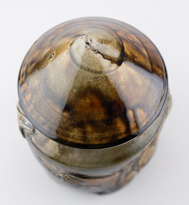 Lot 666 - TERRY BELL-HUGHES (born 1939); a stoneware jar...
