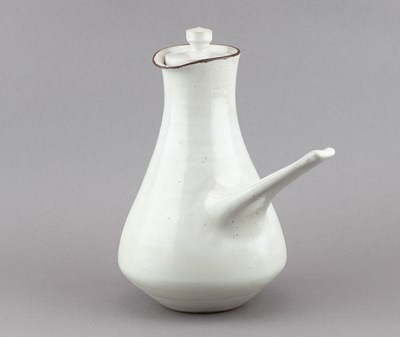 Lot 451 - LUCIE RIE (1902-1995); a stoneware coffee pot...