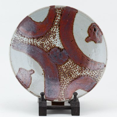 Lot 621 - ROELOF UYS (born 1971); a shallow stoneware...