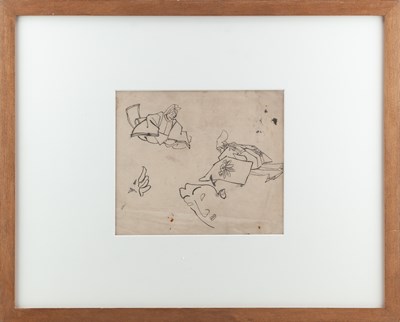 Lot 740 - BERNARD LEACH (1887-1979); an ink on paper...