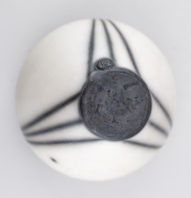 Lot 670 - TIM ANDREWS (born 1960); a raku jar and cover...