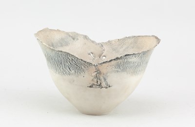 Lot 476 - MARY WHITE (1926-2013), an oval porcelain bowl...