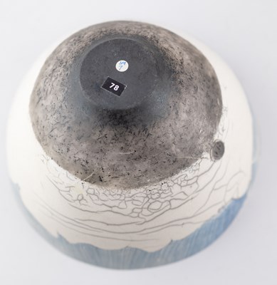 Lot 656 - STEVE MATTISON (born 1954); a tall raku vessel...