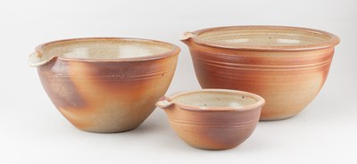 Lot 552 - Winchcombe Pottery; a trio of stoneware...