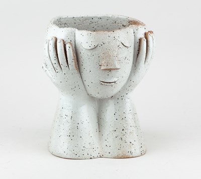 Lot 235 - CHIU-I WU (born 1968); a stoneware planter in...