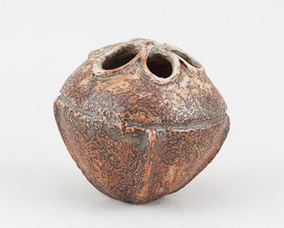 Lot 154 - ALAN WALLWORK (1931-2019); a stoneware seed...