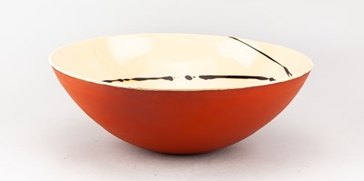 Lot 54 - JONNA BEHRENS (born 1946); a large earthenware...