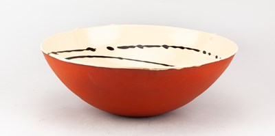 Lot 54 - JONNA BEHRENS (born 1946); a large earthenware...