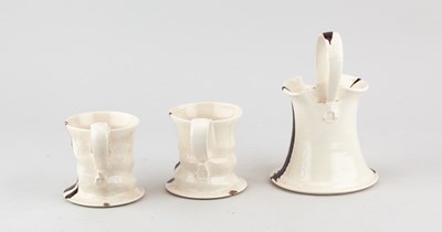 Lot 55 - JONNA BEHRENS (born 1946); an earthenware jug...