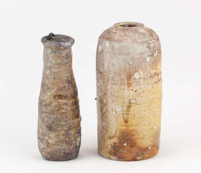 Lot 77 - NIC COLLINS (born 1958); a cylindrical wood...