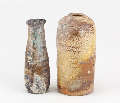 Lot 77 - NIC COLLINS (born 1958); a cylindrical wood...