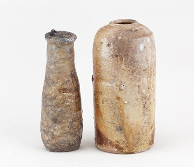 Lot 77 - NIC COLLINS (born 1958); a cylindrical wood...