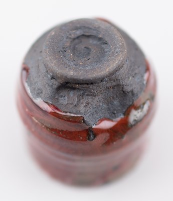 Lot 65 - MARGARET CURTIS (born 1955); a stoneware sake...