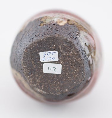 Lot 65 - MARGARET CURTIS (born 1955); a stoneware sake...