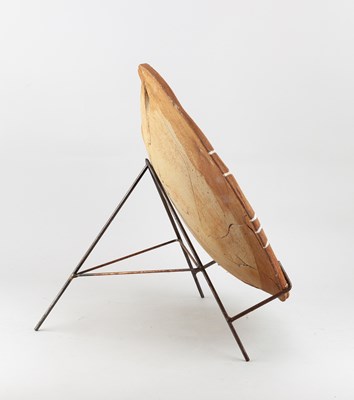 Lot 56 - JULIA GATRILL (born 1960); a stoneware platter...