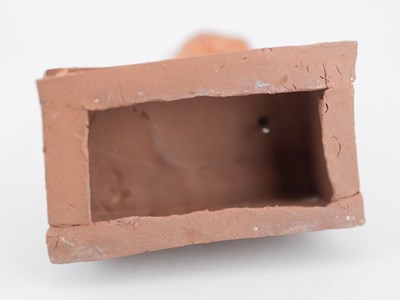 Lot 76 - MO JUPP (1938-2018); 'Standing Female', a red...