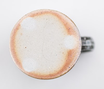 Lot 106 - WALTER KEELER (born 1942); a salt glazed mug,...