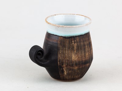 Lot 90 - RAY MARSHALL (1913-1986); a stoneware scroll...