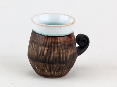 Lot 90 - RAY MARSHALL (1913-1986); a stoneware scroll...