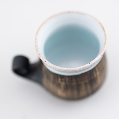 Lot 90 - RAY MARSHALL (1913-1986); a stoneware scroll...