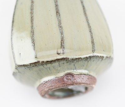 Lot 84 - PHIL ROGERS (1951-2020); a faceted stoneware...