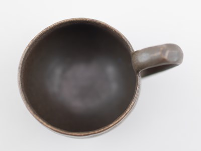 Lot 53 - JOHN WARD (born 1938); a small stoneware cup...