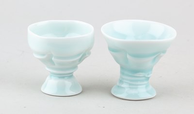 Lot 101 - TAKESHI YASUDA (born 1943); a pair of Qingbai...