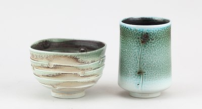 Lot 38 - JACK DOHERTY (born 1948); a porcelain yunomi...