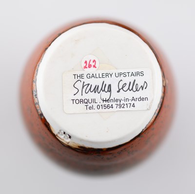 Lot 82 - PETER SWANSON (born 1950); a square stoneware...