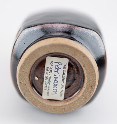 Lot 82 - PETER SWANSON (born 1950); a square stoneware...