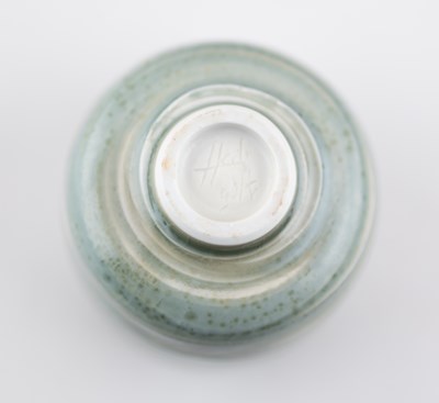 Lot 103 - TIM ANDREWS (born 1960); a raku cup covered in...