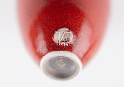 Lot 103 - TIM ANDREWS (born 1960); a raku cup covered in...