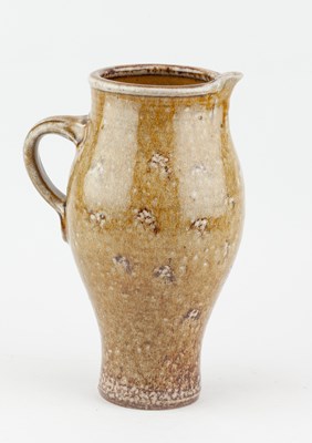 Lot 129 - MICHAEL CASSON (1925-2003); a salt glazed jug...