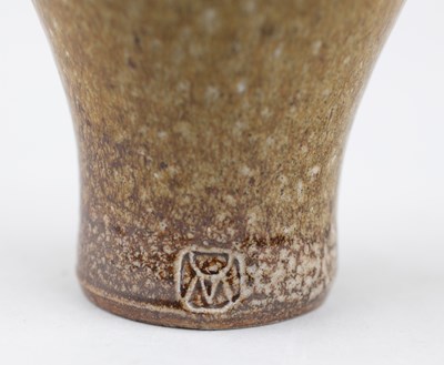 Lot 129 - MICHAEL CASSON (1925-2003); a salt glazed jug...