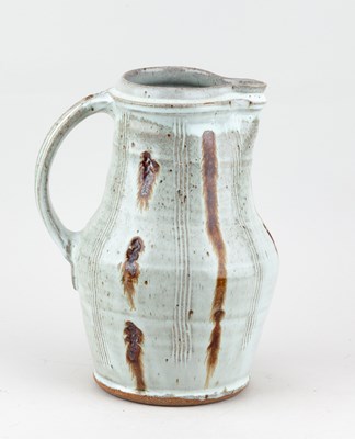 Lot 130 - MIKE DODD (born 1943); a stoneware jug covered...
