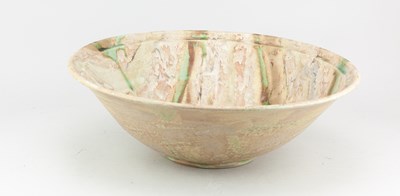 Lot 112 - GARY WOOD (1955-2023); a large stoneware bowl...