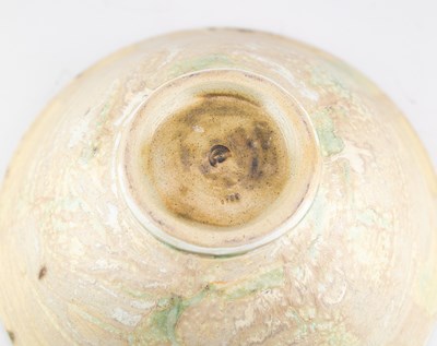 Lot 112 - GARY WOOD (1955-2023); a large stoneware bowl...