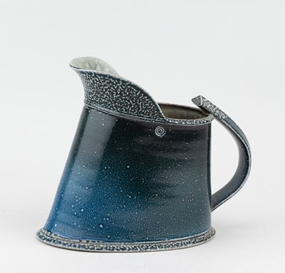 Lot 140 - WALTER KEELER (born 1942); a salt glazed jug,...