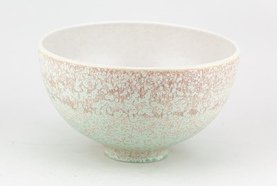 Lot 132 - PETER WILSON; a porcelain bowl covered in...